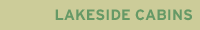 Lakeside cabins for a stunning view on the lake in the Southern Lake, Yukon